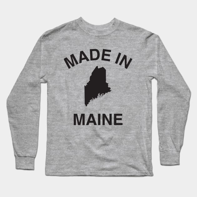 Made in Maine Long Sleeve T-Shirt by elskepress
